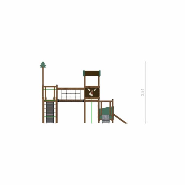 Aire de jeux du pont forestier de Lars Laj 