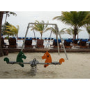 Aire de jeux à bascule à ressort Lars Laj Double Horses 