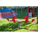 Aire de jeux à bascule à ressort Lars Laj Double Horses 