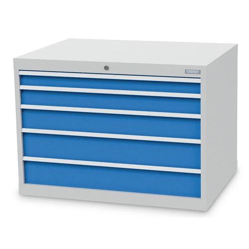 Bedrunka+Hirth Schubladenschrank, Tiefe 736 mm, R 36-24, Schubladenanzahl: 5