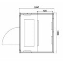 Sanotechnik Malmö infrared cabin for 2 people, 120x105x190 cm