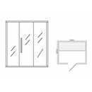 Sanotechnik RIGA sauna 3 people 150x120x190 cm