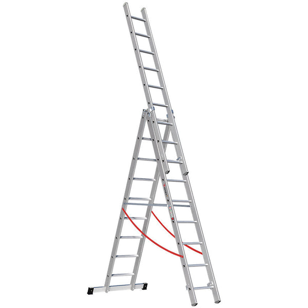 EUROLINE Ladders Nr. 207 Aluminium multifunctionele ladder 3-delig