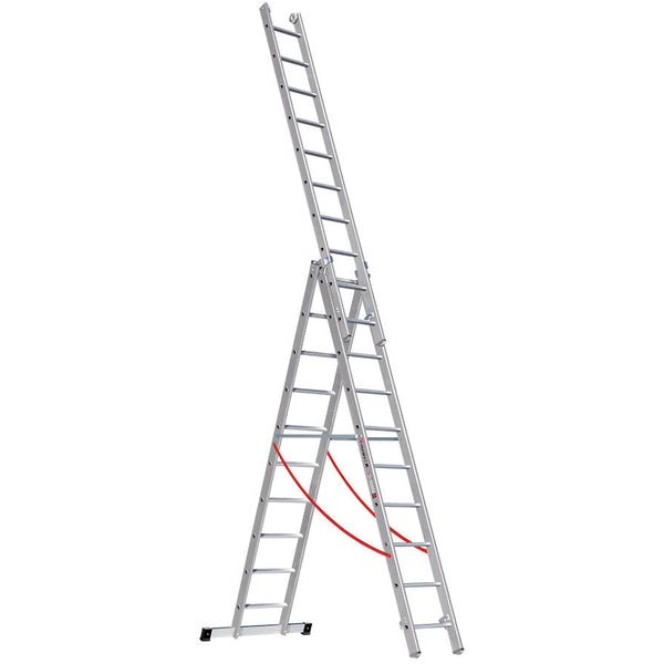 EUROLINE Ladders Nr. 207 Aluminium multifunctionele ladder 3-delig