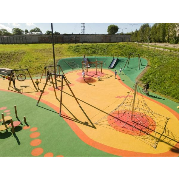 Lars Laj Drahtseilbahn Mittel Spielplatz