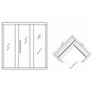 Sanotechnik TALLINN sauna 3 pers. 150x150x200cm
