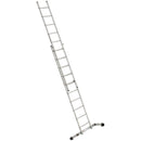 Echelles EUROLINE N° 30266 Echelle coulissante en aluminium, 2 plans avec traverse Vario