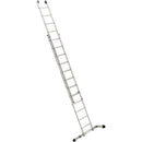 Echelles EUROLINE N° 30266 Echelle coulissante en aluminium, 2 plans avec traverse Vario