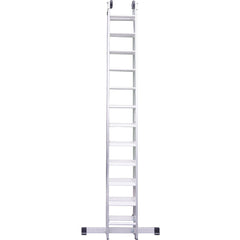 EUROLINE Leitern Nr. 30277 Alu-Stufenschiebeleiter 2-teilig – Vorschau 1