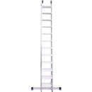 EUROLINE Leitern Nr. 30277 Alu-Stufenschiebeleiter 2-teilig