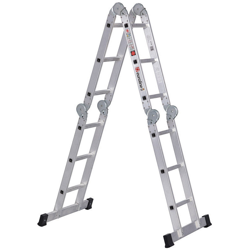EUROLINE Ladders No. 304 Aluminium Folding Ladder