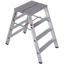 EUROLINE Ladders No. 30581 Aluminium step on both sides