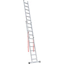 EUROLINE Ladders No. 306 Aluminium multi-purpose ladder, 2-section