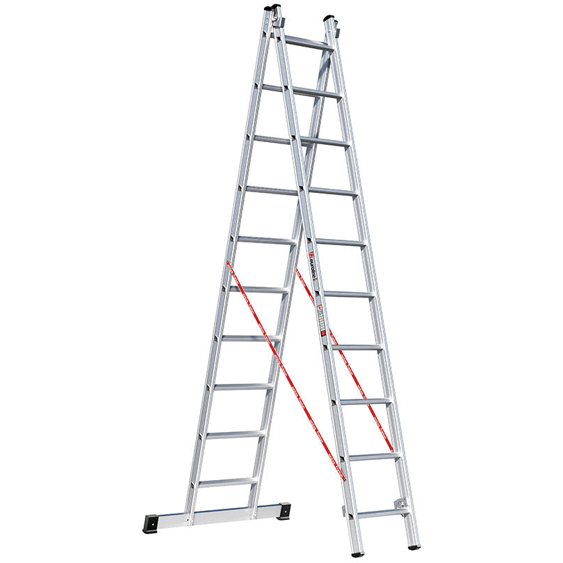 EUROLINE Scale n. 306 Scala multiuso in alluminio a 2 elementi