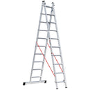 EUROLINE Ladders No. 306 Aluminium multi-purpose ladder, 2-section