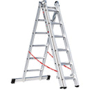 EUROLINE Ladders No. 307 Aluminium multi-purpose ladder 3-section