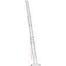 EUROLINE Ladders No. 307 Aluminium multi-purpose ladder 3-section