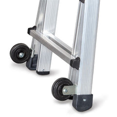 EUROLINE Ladders No. 31621 Aluminium Vario folding ladder with castors – Vorschau 2