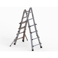 EUROLINE Ladders No. 31631 Aluminium Vario folding ladder with stand extension – Vorschau 1