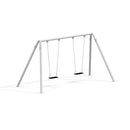 Lars Laj Double Silver Swing Playground