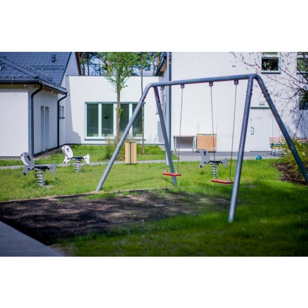 Lars Laj Doppelte Silbere Schaukel Spielplatz