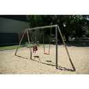 Lars Laj Double Silver Swing Playground