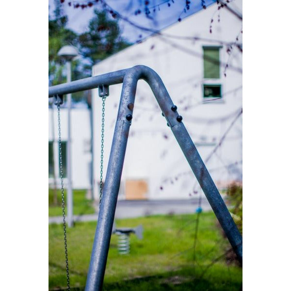 Lars Laj Doppelte Silbere Schaukel Spielplatz