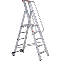 EUROLINE Ladders No. 32677 Aluminium stepladder with large platform – Vorschau 1