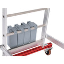 EUROLINE Ladders No. 32778 Aluminium platform ladder, mobile, foldable