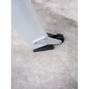 EUROLINE Ladders No. 334 Aluminium safety ladder, foldable with bracket and tool tray