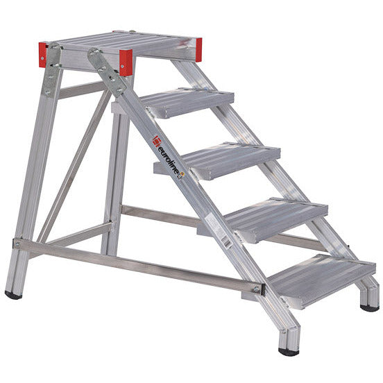 Echelle EUROLINE Escabeau de travail en aluminium n° 336