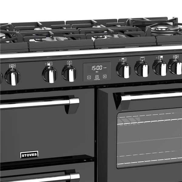 STOVES RICHMOND Deluxe S1000 GTG GAS Schwarz