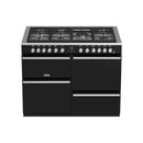 POÊLES PRECISION S1100 Deluxe DF GAZ Noir/Chrome 