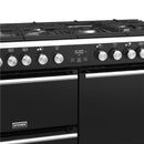 POÊLES PRECISION S1100 Deluxe DF GAZ Noir/Chrome 