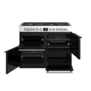 POÊLES PRECISION S1100 Deluxe DF GAZ Acier inoxydable/Chrome 