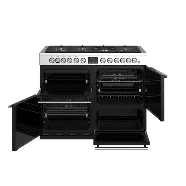STOVES PRECISION S1100 Deluxe DF GAS stainless steel/chrome 