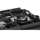 POÊLES PRECISION S1100 Deluxe GTG DF Gaz sur Verre Noir/Chrome 