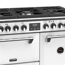 POÊLES RICHMOND Deluxe S900 DF GAZ CB Blanc glacé/Chrome 