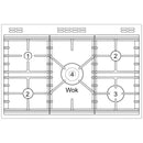 POÊLES RICHMOND Deluxe S900 DF GAZ CB Blanc glacé/Chrome 