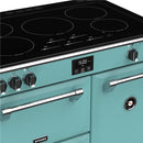 POÊLES RICHMOND Deluxe S900 EGG INDUCTION CB Bleu Country/Chrome 
