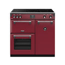 POÊLES RICHMOND Deluxe S900 EGG INDUCTION CB Chili Red/Chrome 