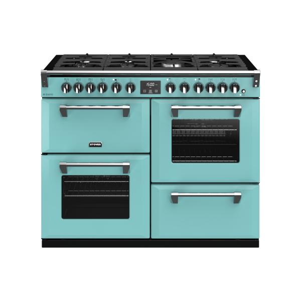 STOVES RICHMOND Deluxe S1100 DF GAS CB Country Blue/Chrome 
