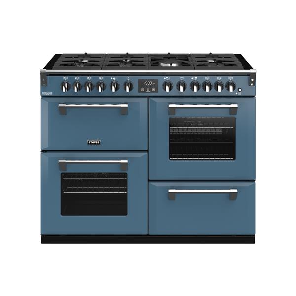STOVES RICHMOND Deluxe S1100 DF GAS CB Thunder Blue/Chrome 
