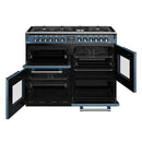 POÊLES RICHMOND Deluxe S1100 DF GAZ CB Thunder Blue/Chrom 