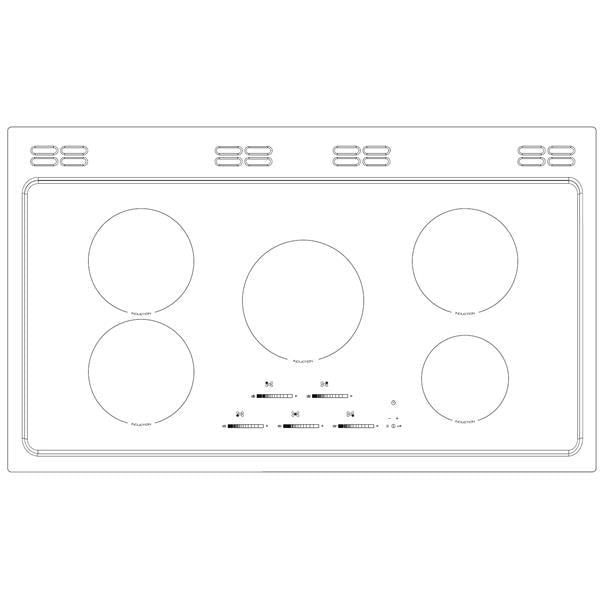 STOVES RICHMOND Deluxe S1100 EGG INDUCTION CB Anthracite/Chrome 