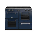 POÊLES RICHMOND Deluxe S1100 EI INDUCTION CB Bleu nuit/Chrome 