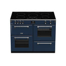 POÊLES RICHMOND Deluxe S1100 EI INDUCTION CB Bleu nuit/Chrome 