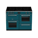 CUISINIÈRES RICHMOND Deluxe S1100 EGG INDUCTION CB Kingfisher Teal/Chrome 