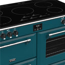 CUISINIÈRES RICHMOND Deluxe S1100 EGG INDUCTION CB Kingfisher Teal/Chrome 