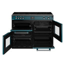 CUISINIÈRES RICHMOND Deluxe S1100 EGG INDUCTION CB Kingfisher Teal/Chrome 